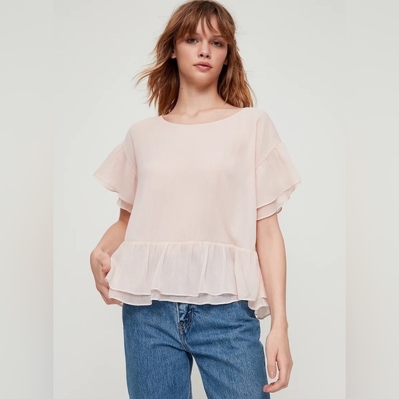 Aritzia Little Moon Kiara Blouse - Picture 1 of 6